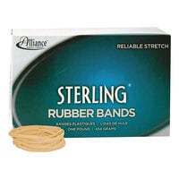 Alliance 24325 Sterling 3 inch x 1/8 inch Crepe #32 Rubber Bands, 12 lb. - 950/Box