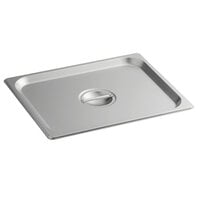 Carlisle 607120C DuraPan 1/2 Size Solid Stainless Steel Steam Table / Hotel Pan Cover - 24 Gauge
