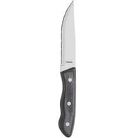 Amefa 491715B000621 Hercule 9 11/16 inch High Carbon Stainless Steel Jumbo Steak Knife   - 6/Case