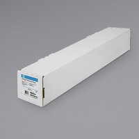 Hewlett-Packard C1860A DesignJet Inkjet 150' x 24 inch White 4.7 Mil Large Format Paper Roll