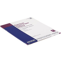 Epson S042092 17 inch x 22 inch High-Gloss White Pack of 10.4 Mil Premium Photo Paper - 25 Sheets