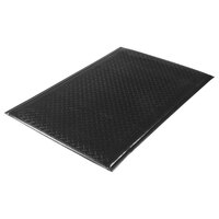 Guardian 24030501DIAM 36" x 60" Black Soft Step Anti-Fatigue Floor Mat