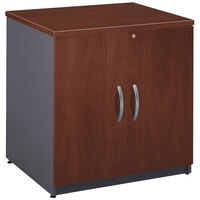 Bush WC24496A Series C Collection Hansen Cherry Storage Cabinet - 29 1/2" x 23 3/8" x 29 7/8"