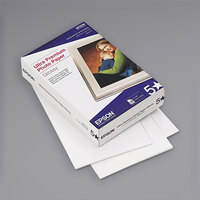 Epson S042174 4 inch x 6 inch Glossy Bright White Pack of 11.8 Mil Ultra Premium Photo Paper - 100 Sheets