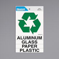 Headline Sign 4459 Self-Stick Recycle Decal Kit