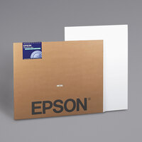 Epson S041599 30 inch x 40 inch White Enhanced Matte Wide Format Inkjet Posterboard - 5/Pack
