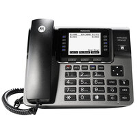 Motorola MTRML1100 4 Line Corded Expandable Desk Phone Station with Digital Answering System