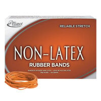 Alliance 37336 3 1/2" x 1/8" Orange Non-Latex #33 Rubber Bands, 12 lb. - 720/Box