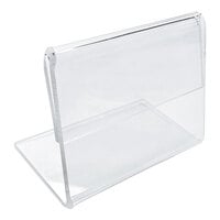 Universal UNV76861 1 1/2 inch x 2 inch Mini Table-Top Sign Holder with Insert   - 10/Pack
