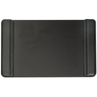 Artistic 513361 Sagamore 36 inch x 20 inch Black Desk Pad with Flip-Open Side Panels