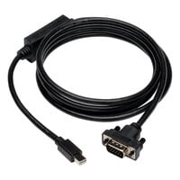 Tripp Lite P586006VGA 6' Black Mini DisplayPort to Active VGA Adapter Cable with 2 Male Connections