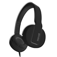 Maxell 290103 Black Solids Headphones with Microphone