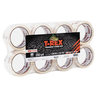 T-Rex 285723 1 7/8 inch x 35 Yards Clear Packaging Tape Roll - 8/Pack
