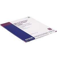 Epson S042084 17 inch x 22 inch Luster White Pack of 10 Mil Ultra Premium Photo Paper - 25 Sheets