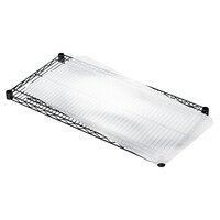 Alera ALESW59SL3618 18" x 36" Clear Plastic Shelf Liner for Wire Shelving - 4/Pack