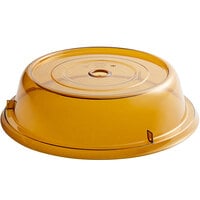 Cambro 1000CW153 Camwear Amber Camcover 10 3/16 inch Plate Cover - 12/Case
