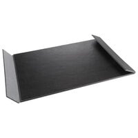 Artistic 5240BG Monticello 24 inch x 19 inch Black Desk Pad with Fold-Out Sides