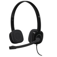 Logitech 981000587 H151 Black Binaural Headset