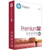 HP Inc. 113100 Premium32 8 1/2" x 11" Ultra White Ream of 32# Paper - 500 Sheets