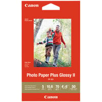 Canon 1432C005 4" x 6" Glossy White Pack of 70# Photo Paper Plus - 50 Sheets