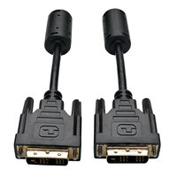 Tripp Lite P561006 6' Black DVI Single Link Digital TMDS Monitor Cable with 2 Male Connectors