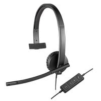 Logitech 981000570 H570e Black USB Monaural Headset