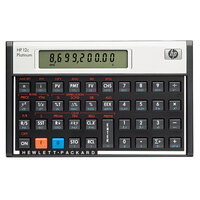 Hewlett-Packard HEWF2231AA 12C 10-Digit LCD Platinum Financial Calculator