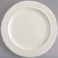 Homer Laughlin by Steelite International HL6091000 10 5/8 inch Ivory (American White) China Plate - 12/Case