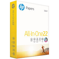 Hewlett-Packard 207010 All-In-One22 8 1/2 inch x 11 inch White Ream of 96 Brightness 22# Multi-Purpose Paper - 500 Sheets