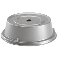 Cambro 1000CW486 Camwear 10 3/16" Silver Metallic Camcover Plate Cover - 12/Case