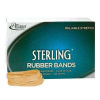 Alliance 24645 Sterling 3 1/2 inch x 1/4 inch Crepe #64 Rubber Bands, 24 lb. - 425/Box