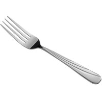 World Tableware Brandware 165 039 Cascade 7 7/8 inch 18/0 Stainless Steel Heavy Weight European Dinner Fork - 36/Case