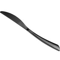 Chef & Sommelier FM304 Kya Black 9 3/8 inch 18/10 Stainless Steel Extra Heavy Weight Dinner Knife by Arc Cardinal - 36/Case