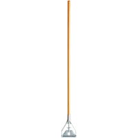 Carlisle 4034000 63 inch Wooden Stirrup Style Mop Handle with Metal Head