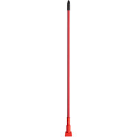 Carlisle 36947505 60 inch Red Fiberglass Jaw Style Mop Handle with Plastic Head