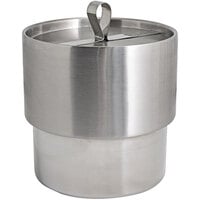 Front of the House RIB021BSS21 2.5 Qt. Brushed Stainless Steel Ice Bucket with Lid