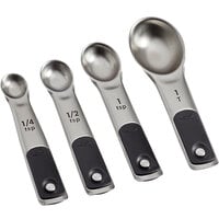 OXO 11132100 Good Grips 1/4 tsp. to 1 Tbsp. 4-Piece Magnetic Stainless Steel Measuring Spoon Set