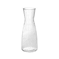 Front of the House ACF002CLT23 Drinkwise 20 oz. Hammered Design Plastic Carafe