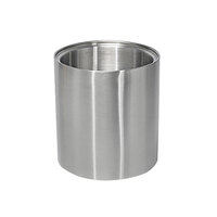 Front of the House RIB044BSS21-BTM 5 3/4 inch x 6 inch Silver Brushed Stainless Steel Wine / Champagne Cooler