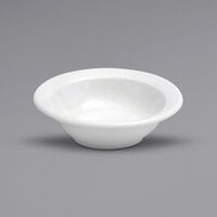 Oneida Buffalo Bright White Ware by 1880 Hospitality F8000000710 4.5 oz. Narrow Rim Porcelain Fruit Bowl - 36/Case