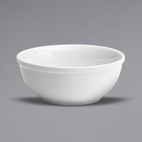 Oneida Buffalo Bright White Ware by 1880 Hospitality F8000000761 15 oz. Rolled Edge Porcelain Cereal Bowl - 36/Case