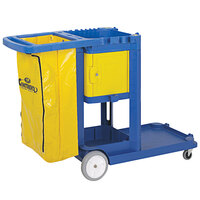 Continental 187YW Yellow Locking Cabinet Door for Janitor Carts