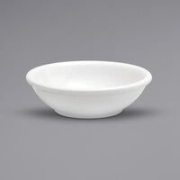 Oneida Buffalo F8010000711 Bright White Ware 6.5 oz. Rolled Edge Porcelain Bowl - 36/Case