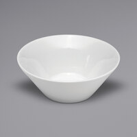 Oneida Buffalo Bright White Ware by 1880 Hospitality F8010000730 11 oz. Tapered Side Porcelain Bowl - 36/Case