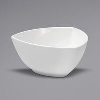 Oneida Buffalo F8010000765 Bright White Ware 30.75 oz. Triangular Porcelain Bowl - 24/Case