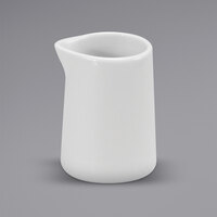 Oneida Buffalo F9000000802 Cream White Ware 3 oz. Porcelain Creamer - 36/Case