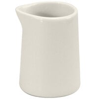 Oneida Buffalo Cream White Ware by 1880 Hospitality F9000000802 3 oz. Porcelain Creamer - 36/Case