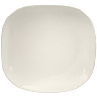 Oneida Buffalo Cream White Ware by 1880 Hospitality F9000000124S 7" Narrow Rim Porcelain Square Plate - 36/Case