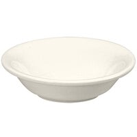 Oneida Buffalo Cream White Ware by 1880 Hospitality F9000000711 6.75 oz. Narrow Rim Porcelain Fruit Bowl - 36/Case