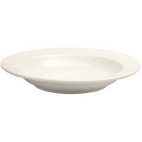 Oneida Buffalo Cream White Ware by 1880 Hospitality F9010000790 30 oz. Rolled Edge Porcelain Pasta Bowl - 12/Case